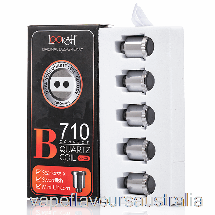 Vape Nicotine Australia Lookah 710 Connect Quartz Coils Version B